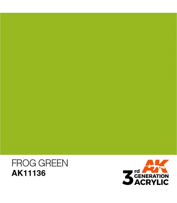AK11136 Frog Green - Standard 3GEN General Series AK Interactive (17ml.)