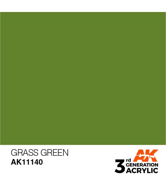 AK11140 Grass Green Standard 3GEN General Series AK Interactive (17ml.)