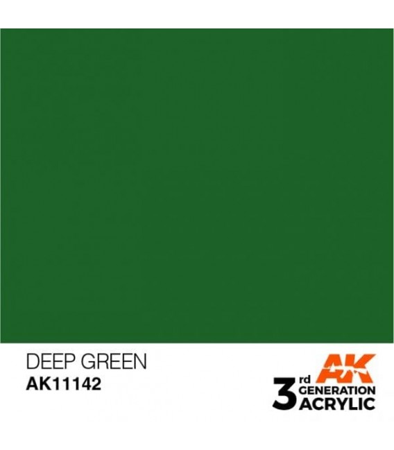 AK11142 Deep Green - Intense 3GEN General Series AK Interactive (17ml.)
