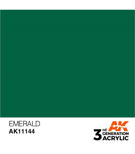 AK11144 Emerald - Standard 3GEN General Series AK Interactive (17ml.)