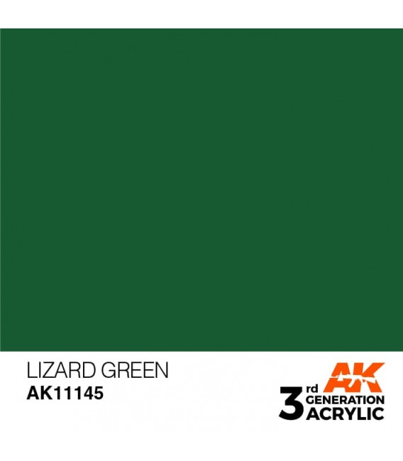 AK11145 Lizard  Green - Standard 3GEN General Series AK Interactive (17ml.)