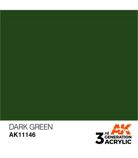 AK11146 Dark Green - Standard 3GEN General Series AK Interactive (17ml.)