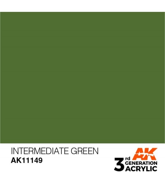 AK11149 Intermediate Green - Standard 3GEN General Series AK Interactive (17ml.)