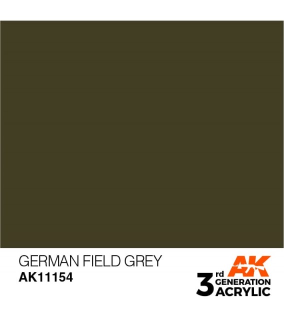 AK11154 German Field Grey - Standard 3GEN General Series AK Interactive (17ml.)