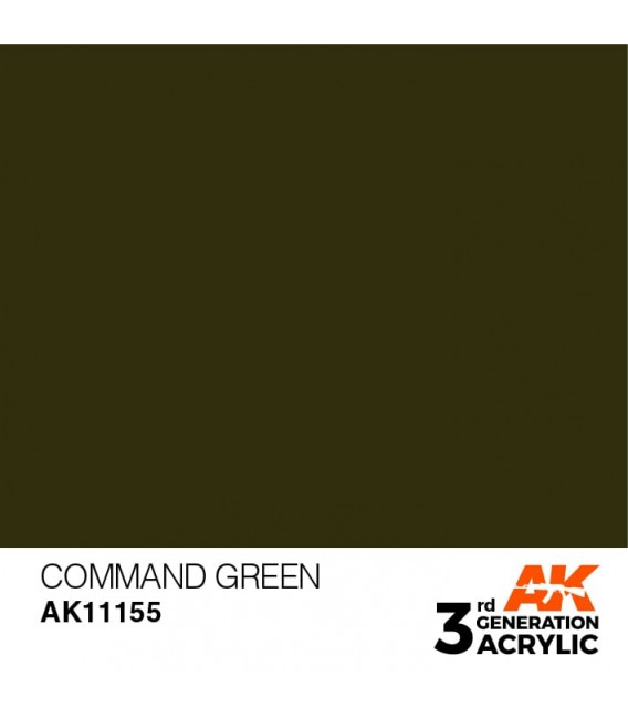 AK11155 Command Green - Standard 3GEN General Series AK Interactive (17ml.)
