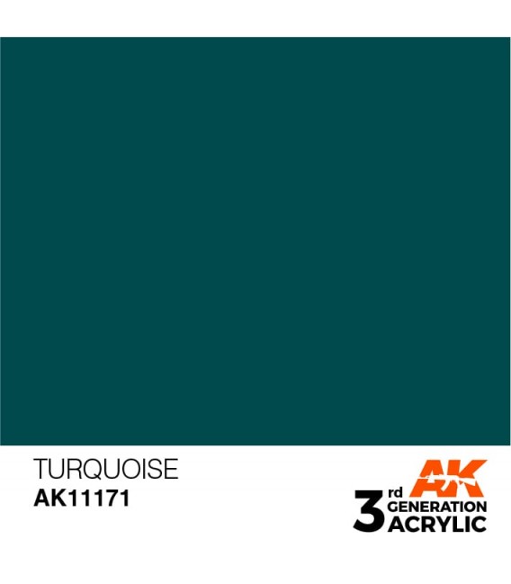 AK11171 Turquoise - Standard 3GEN General Series AK Interactive (17ml.)