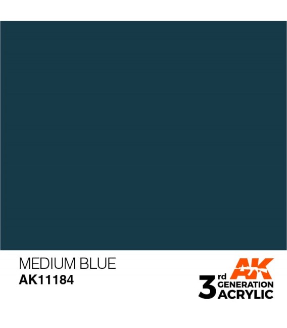 AK11184 Medium Blue - Standard 3GEN General Series AK Interactive (17ml.)