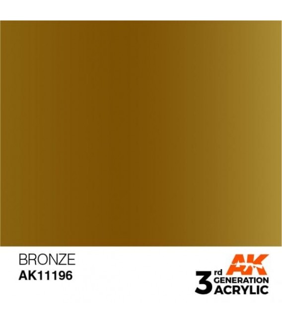 AK11196 Bronze - Metallic 3GEN General Series AK Interactive (17ml.)
