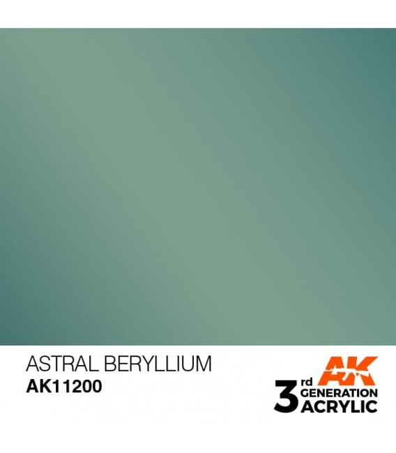 AK11200 Astral Beryllium - Metallic 3GEN General Series AK Interactive (17ml.)