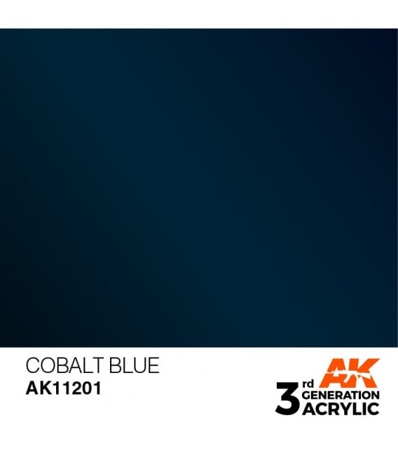 AK11201 Cobalt Blue - Metallic 3GEN General Series AK Interactive (17ml.)