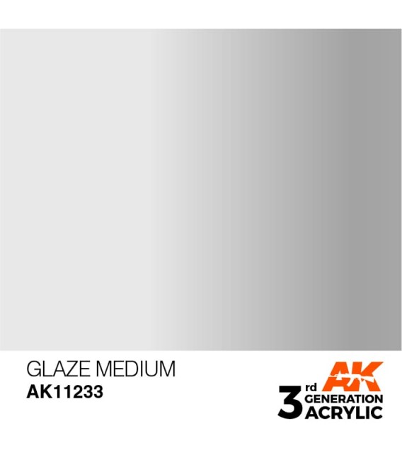 AK11233 Glaze Medium - Auxiliary 3GEN General Series AK Interactive (17ml.)