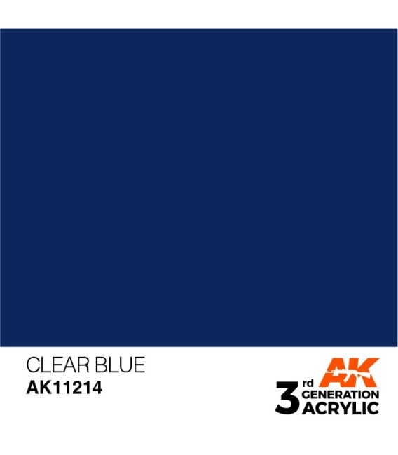 AK11214 Clear Blue - Standard 3GEN General Series AK Interactive (17ml.)