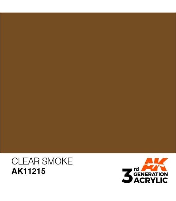 AK11215 Clear Smoke - Standard 3GEN General Series AK Interactive (17ml.)