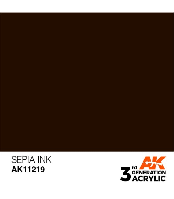 AK11219 Sepia - Ink 3GEN General Series AK Interactive (17ml.)