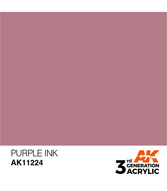 AK11224 Purple - Ink 3GEN General Series AK Interactive (17ml.)