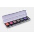 Caja metalica acuarela Finetec Premium Pearlescent Colours - F7003 6 pastillas.