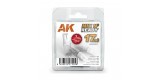 AK505 Set de 6 frascos 3rd GEN 17 ml para misturas MIX N'READY