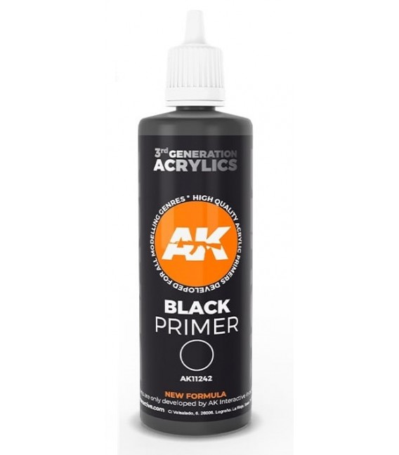 AK11242 Black Primer 100 ml.