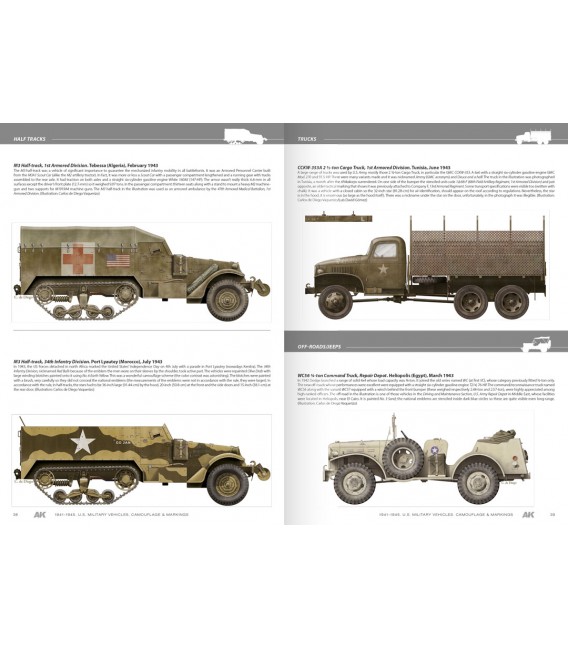 AK643 Vehiculos militares americanos - Camuflajes y distintivos  - Castellano