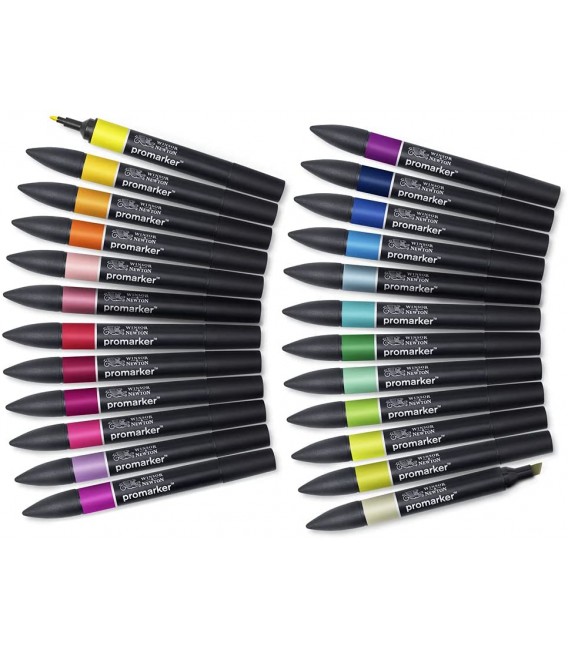 24 Marker Pens Promarker Set Student Designer