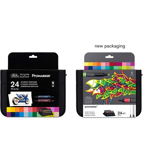 24 Marker Pens Promarker Set Student Designer