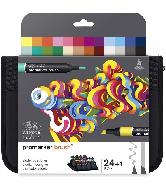 Set 24 Pennarelli Promarker Brush Student Designer