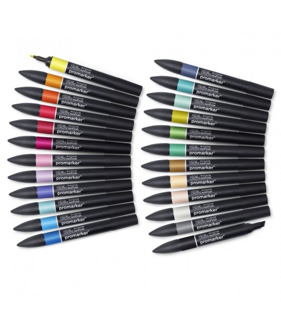 24 Marker Pens Promarker Set Arts and Illustration