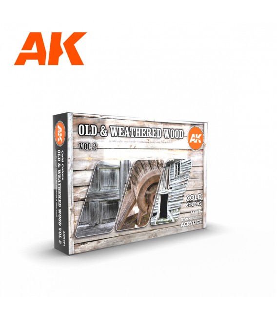 AK11674 Old and Weathered Wood Vol. 2  6 u. 17 ml 6 u. 17 ml