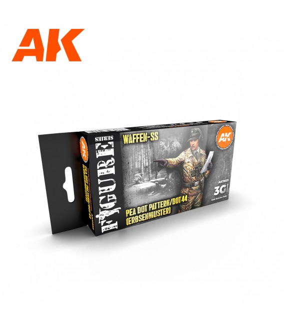 AK11623 Pea Dot Pattern/Dot44 Waffen SS (Erbsenmuster) set 6 u. 17 ml