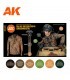 AK11623 Pea Dot Pattern/Dot44 Waffen SS (Erbsenmuster) set 6 u. 17 ml