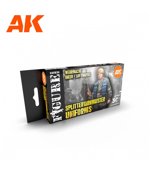 AK11624 Splittertarnmuster Uniforms Wehrmacht set 6 u. 17 ml