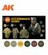 AK11624 Splittertarnmuster Uniforms Wehrmacht set 6 u. 17 ml
