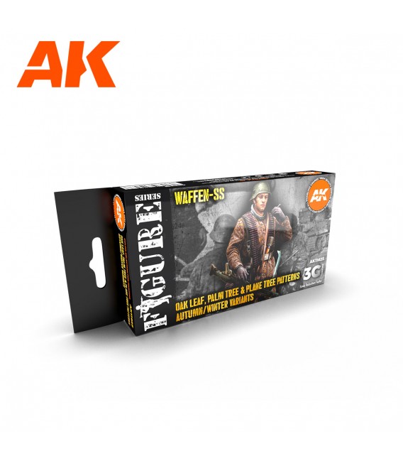 AK11625 Oak Leaf, Palm Tree & Plane Tree Patterns Autumn/Winter Variants set 6 u. 17 ml