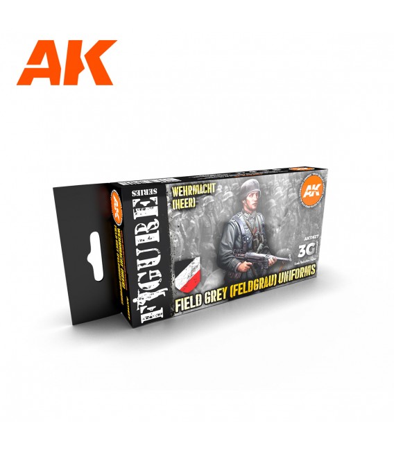 AK11627 Field Grey (Feldgrau) Uniforms set 6 u. 17 ml