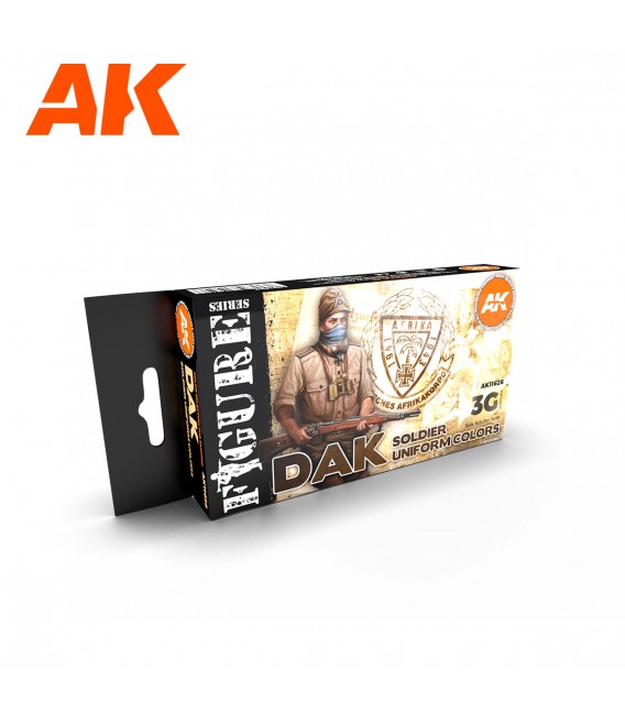 AK11628 DAK Soldier Uniform Colors set 6 u. 17 ml