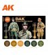 AK11628 DAK Soldier Uniform Colors set 6 u. 17 ml