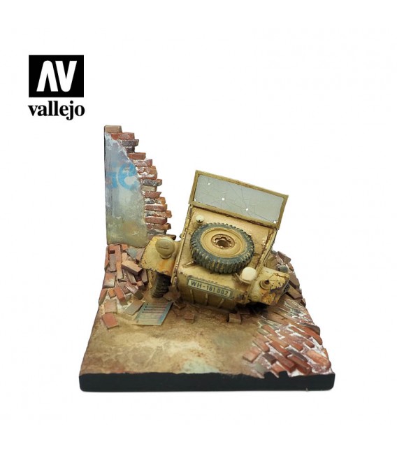 SC008 Kubelwagen Base (Front) Vallejo Scenics Diorama Bases 1:35