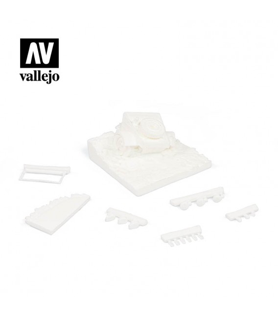 SC008 Kubelwagen Base (Front) Vallejo Scenics Diorama Bases 1:35