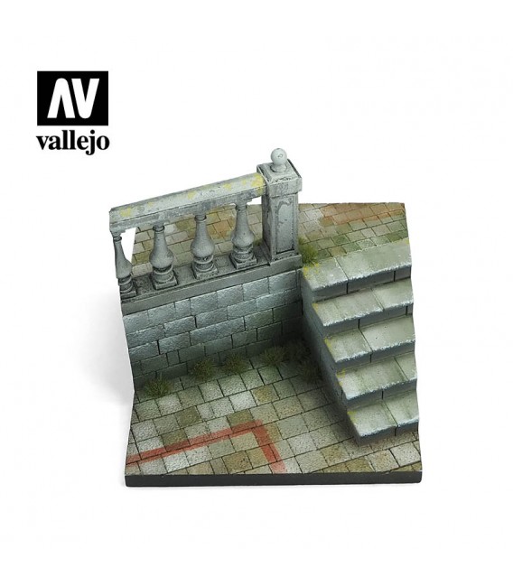 SC010 City Stairs Vallejo Scenics Diorama Bases 1:35