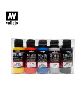 Kit di colori acrilici Premium Vallejo per aerografo