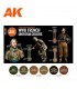 AK11633 WWII French Uniform Colors set 6 u. 17 ml