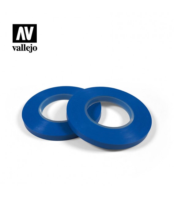 Cinta Enmascarar Flexible Vallejo T07010 6mm x 18 m.