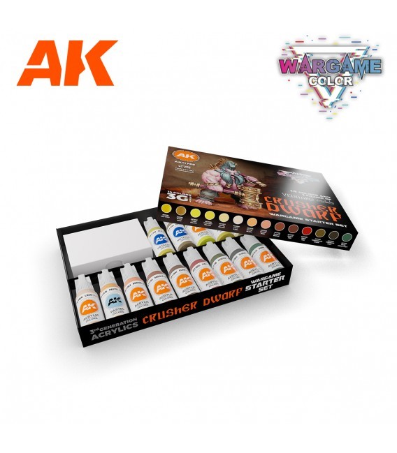 AK11769 Crusher Dwarf Wargame Starter set 14 u. 17 ml