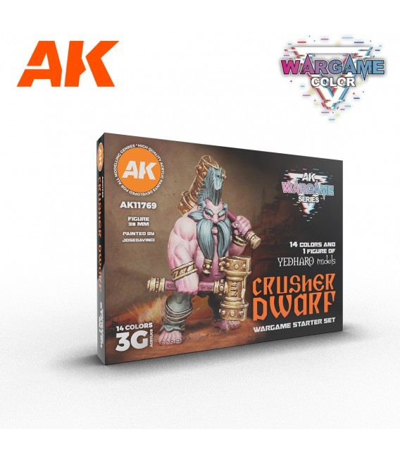 AK11769 Crusher Dwarf Wargame Starter set 14 u. 17 ml