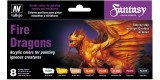 Set Vallejo Game Color 8 u.(17 ml.) Fire Dragons