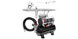 Evolution Airbrush Kit Silverline Two in One  (0,2 / 0,4) / VENTUS AIR-23T3