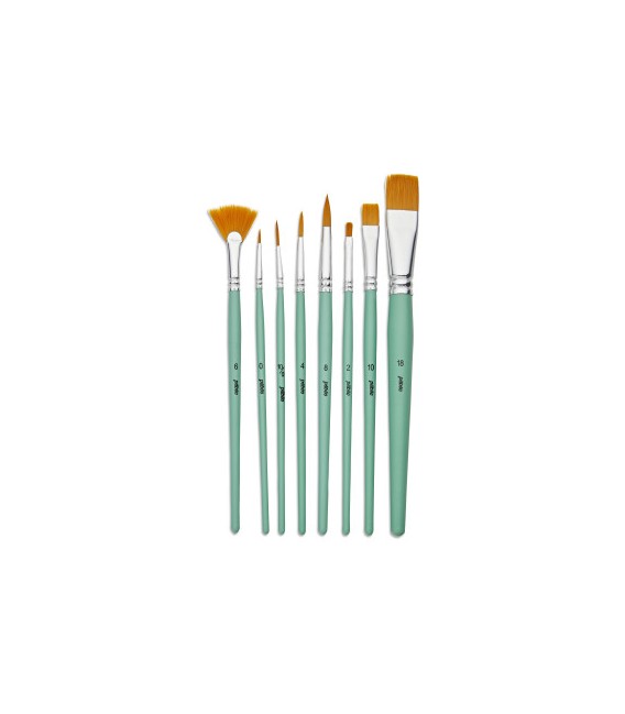 Set 8 pinzells sintetics Pebeo