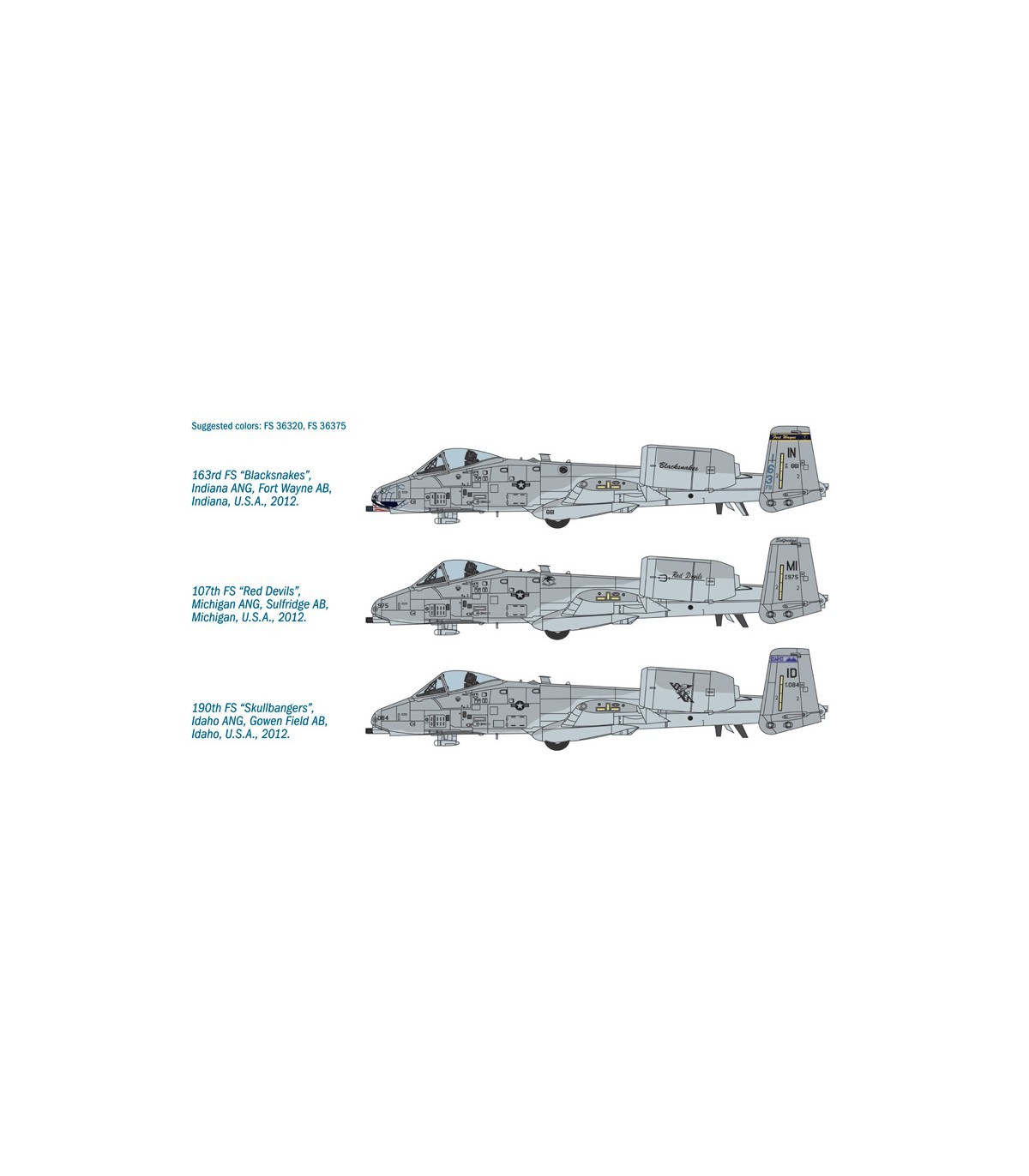 2725 A-10C ''Blacksnakes'' - Italeri Scale 1/48