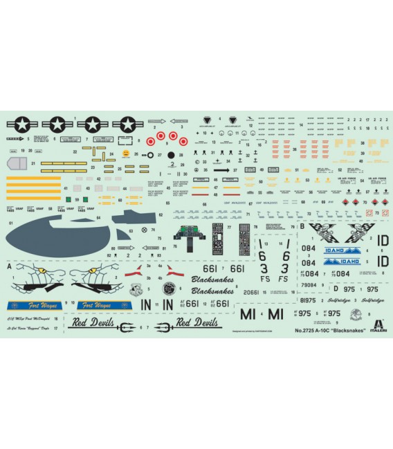 2725 A-10C ''Blacksnakes'' - Italeri Scale 1/48