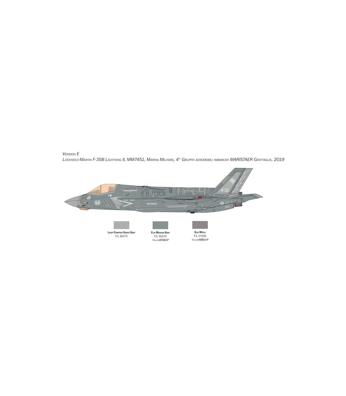 Maquette F-35B Lightning II - échelle 1/48 - ITALERI 2810